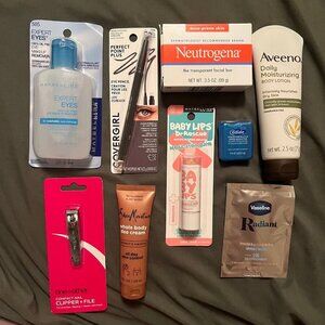 Assorted Cosmetic, Skin Care, & Personal Care Lot of 9 Items